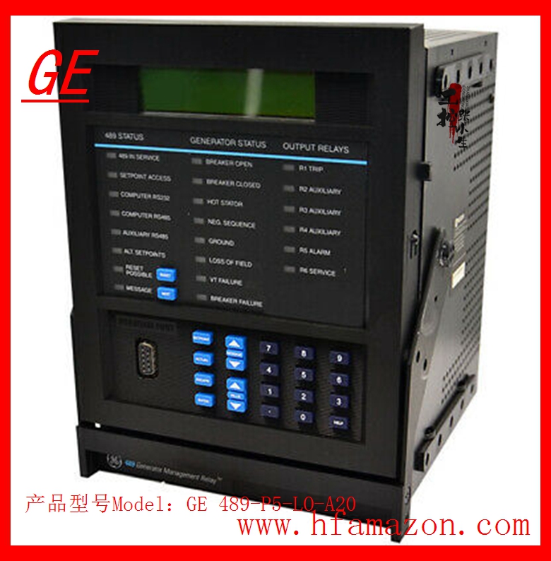 GE  489-P5-LO-A20发电机管理继电器