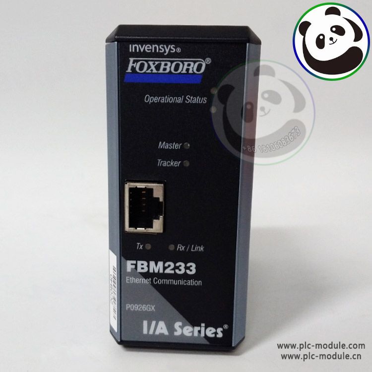 FOXBORO FBM233 P0926GX I/A系列以太网通信模块