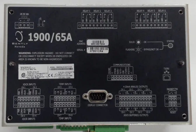 本特利/Bently Nevada 1900/55 模块