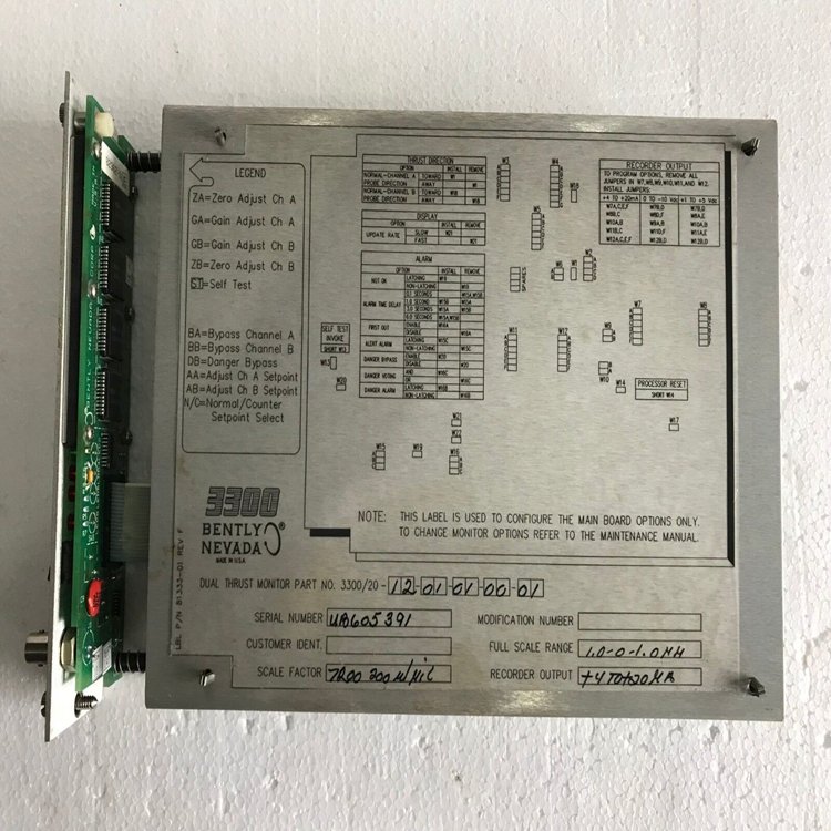 BENTLY NEVADA	330851-02-000-070-50-00-05  电源模块 全新